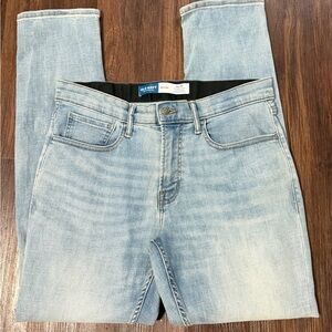 Mens Old Navy light wash slim jeans